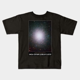 High Resolution Astronomy Omega Centauri Globular Cluster Kids T-Shirt